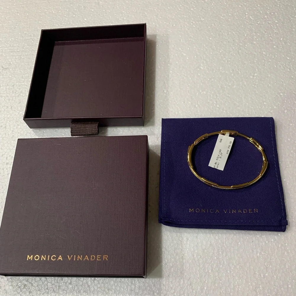 monica vinader — diamond bangle - Picture 3 of 5